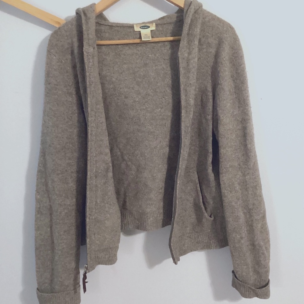 100% wool hoodie